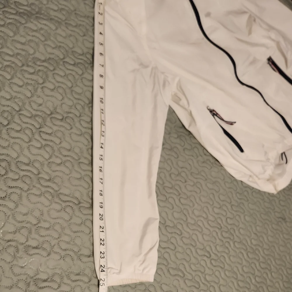 Tommy Hilfiger White Wind Breaker Utility Jacket - Picture 13 of 14
